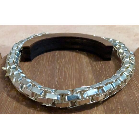BUNDLE ONLY New Silvertone Snake Bracelet Stretch Jewelry - Picture 3 of 4